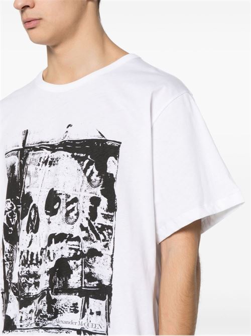 Logo t-shirt ALEXANDER MCQUEEN | 781988QTABA0909